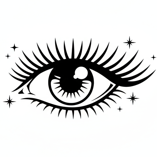 Lange volle wimpers icoon Lunevie wimperserum